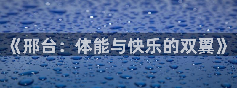 杏鑫2体育：《邢台：体能与快乐的双翼》