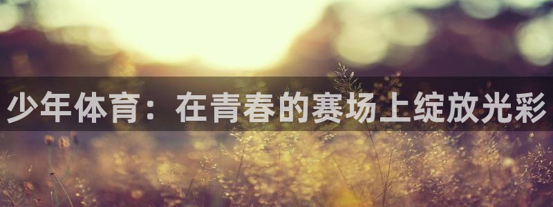 杏鑫凯捷开号链接：少年体育：在青春的赛场上绽放光彩